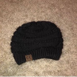 Dark Grey C.C beanie.